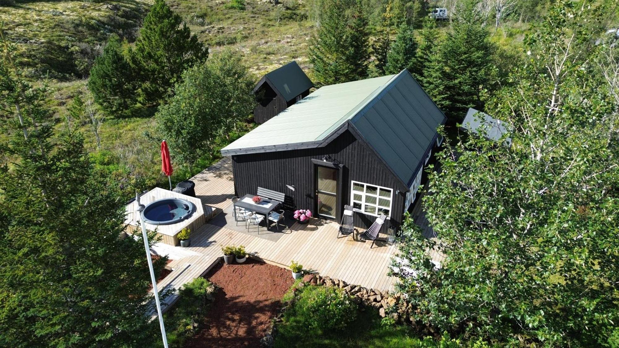 Kerhraun Cosy And Modern Chalet In Grimsnes, South Of Iceland - Birta Rentals מראה חיצוני תמונה